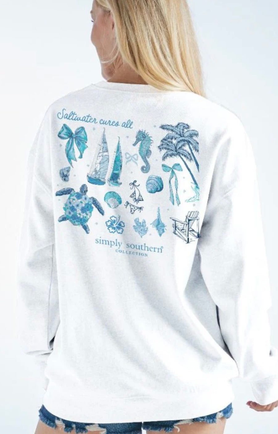Saltwater Cures All ~ Simply Southern Tee