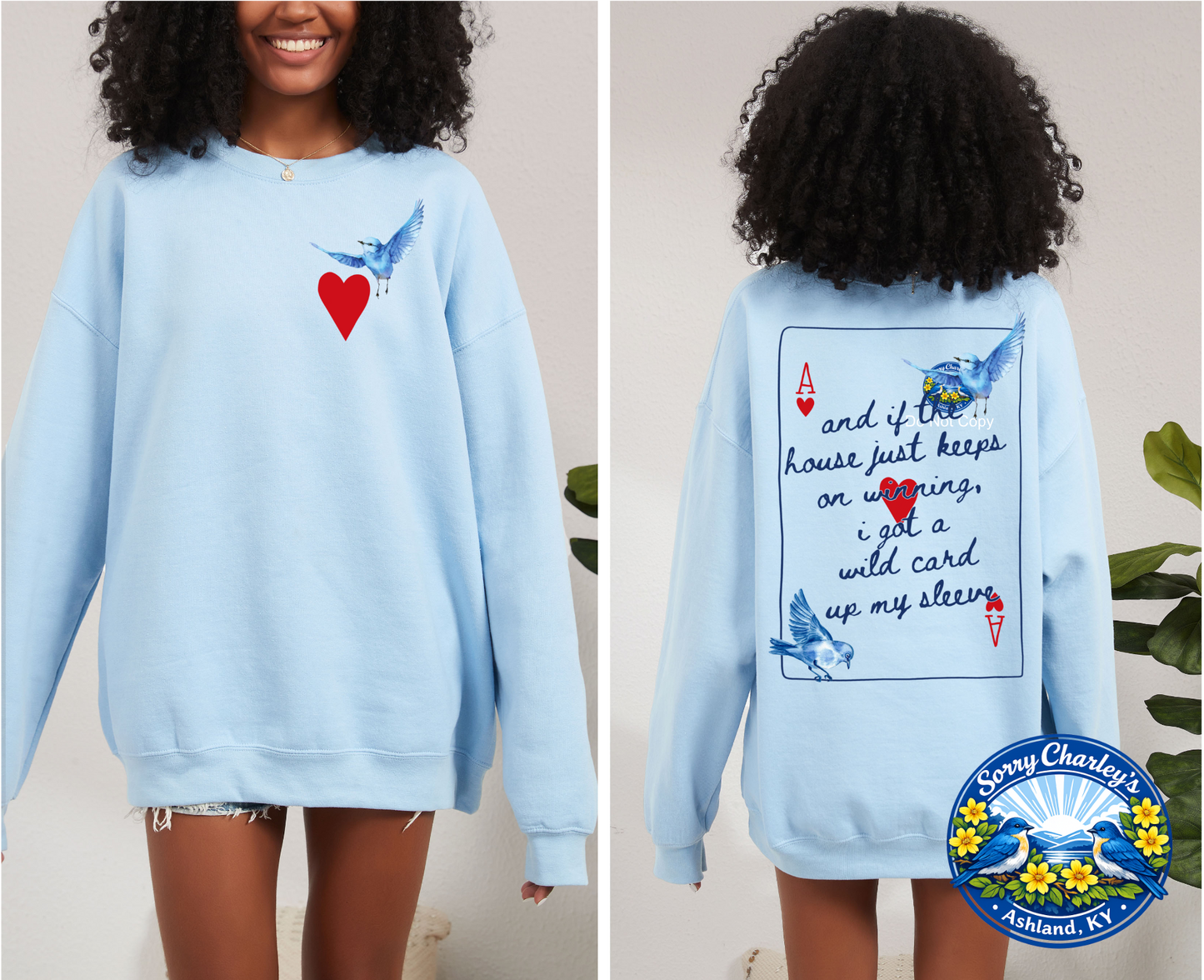 Bluebird In My Heart ~ T-Shirt or Crewneck