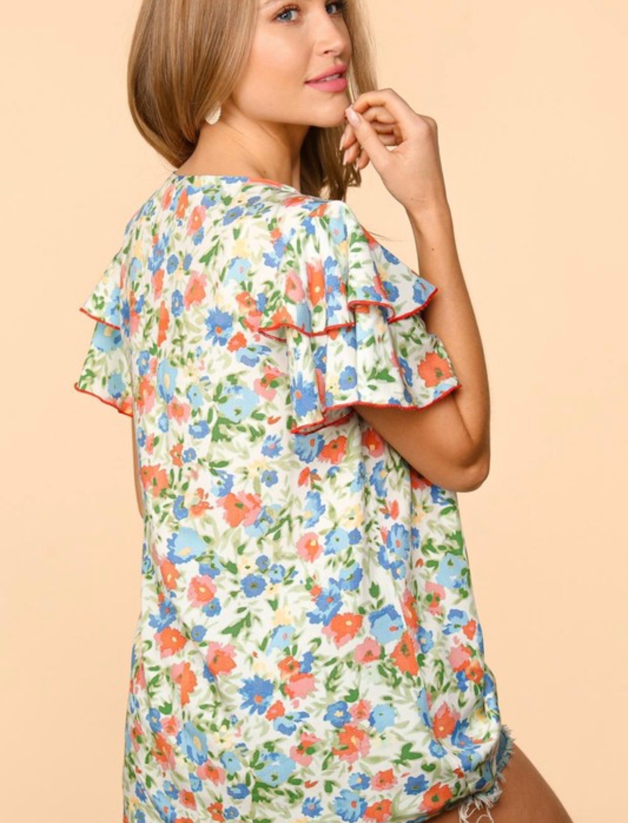 Meet Me At Our Spot ~ Flutter Sleeve Knit Too - Regular and Curvy Sizes
