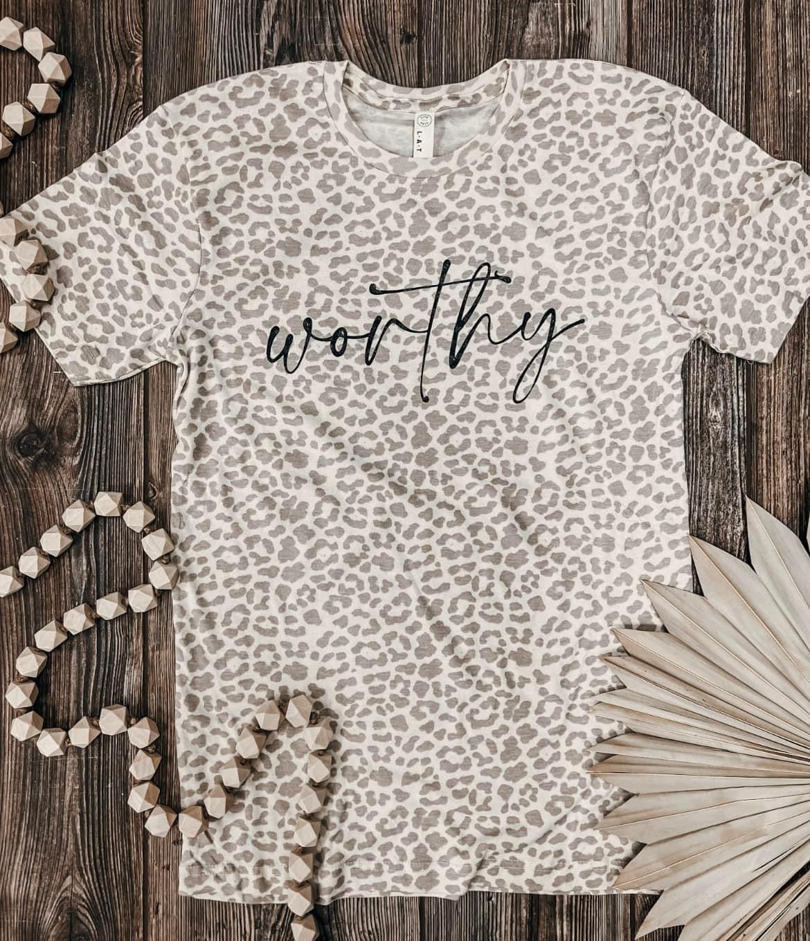 Worthy - Leopard Print Tee