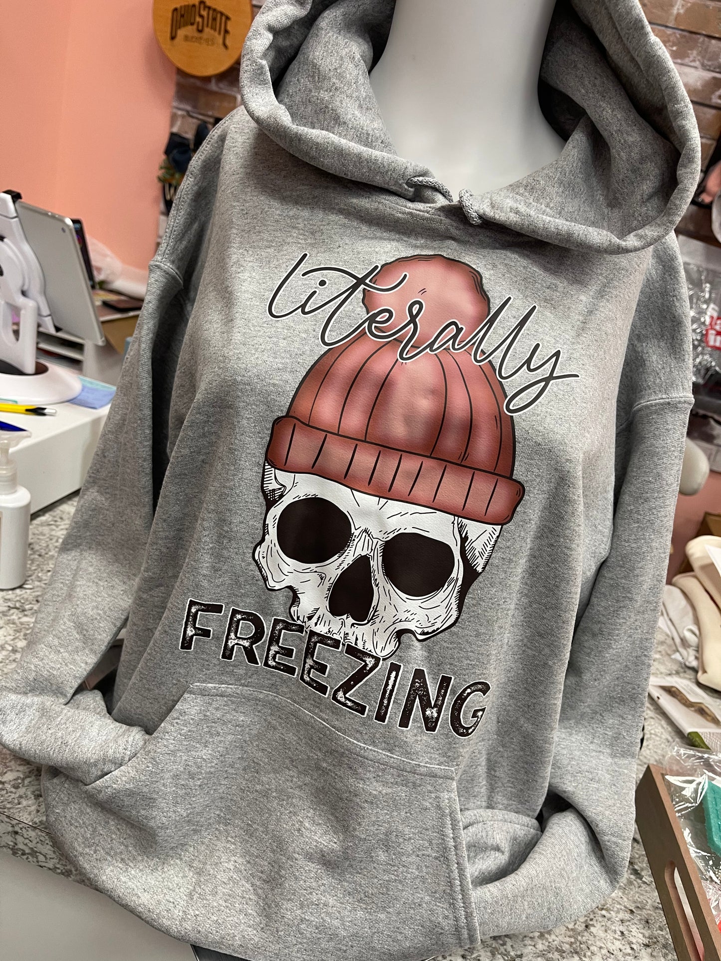 Literally Freezing - Skellie Hoodie
