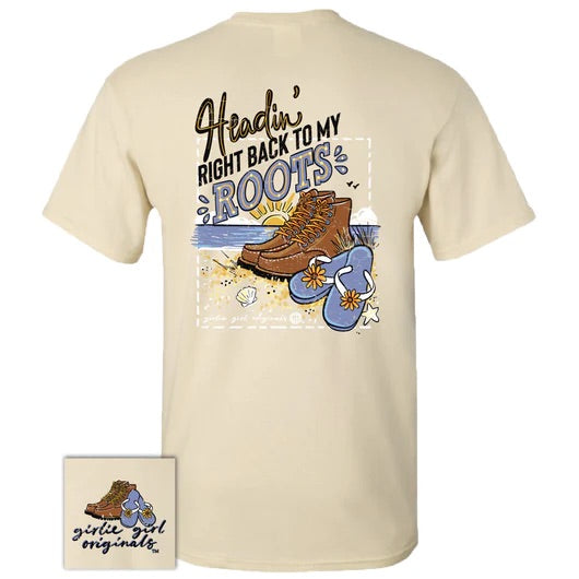Headin’ Right Back To My Roots ~ Girlie Girl Tee
