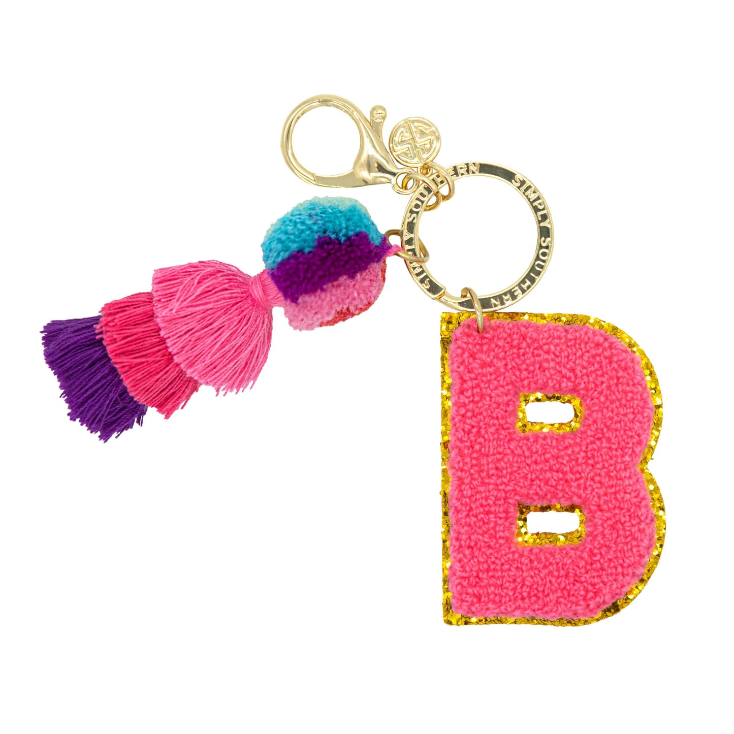 Chenille Patch Keychains ~ Simply Southern Brand