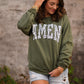 AMEN ~ Dalmatian Print Crewneck Sweatshirt