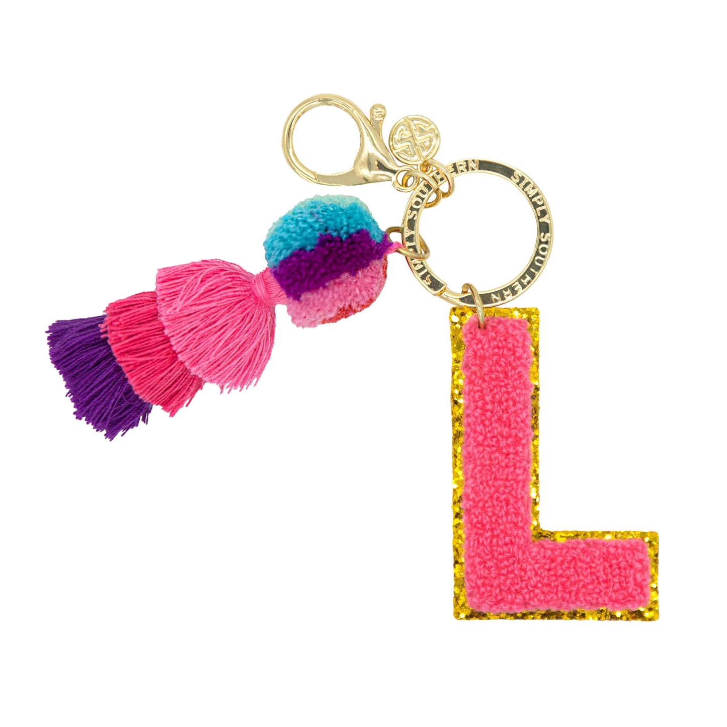 Chenille Patch Keychains ~ Simply Southern Brand