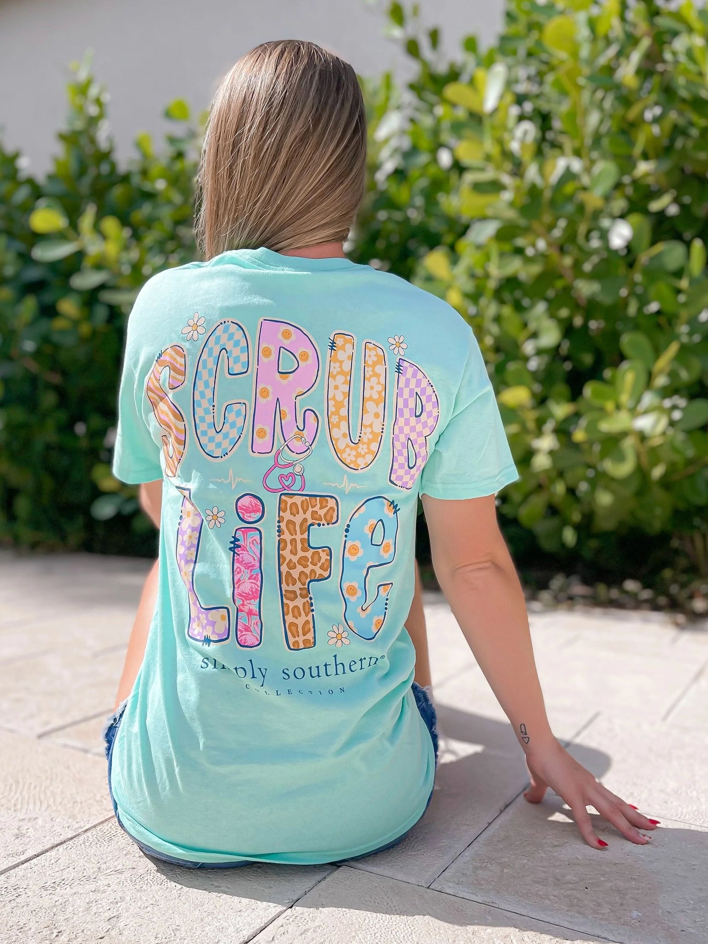 Scrub Life ~ Simply Southern Tee