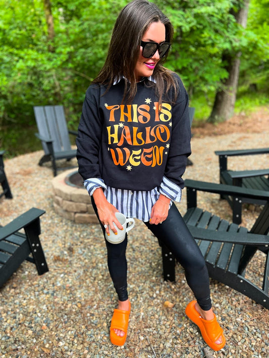 This Is Halloween ~ Black Crewneck Sweatshirt