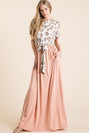 Full Of Hope ~ Maxi Leopard Print Dress