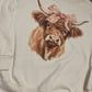 Coquette Highland Cow ~ T-Shirt or Sweatshirt