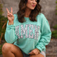 AMEN ~ Dalmatian Print Crewneck Sweatshirt