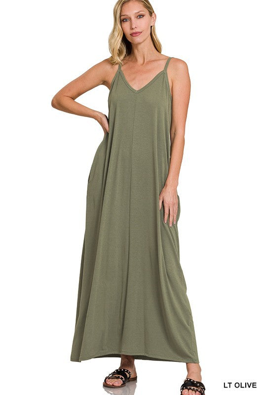 Easy To Admire ~ Boho V-Neck Maxi Dress