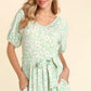 Lovely Lady May ~ Mint Daisy Print Dress