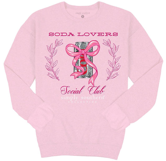 Soda Lovers Social Club ~ Simply Southern Sweatshirt