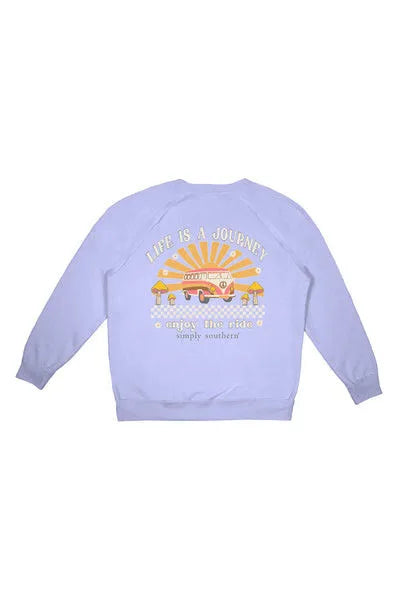 Life Is A Journey ~ Simply Southern Sweatshirt