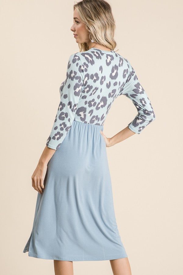 Full Of Hope ~ Leopard Knit Dress