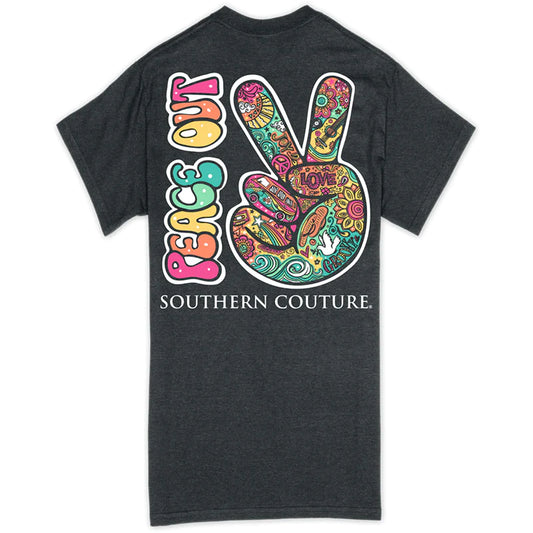 Peace Out ~ Southern Couture Tee