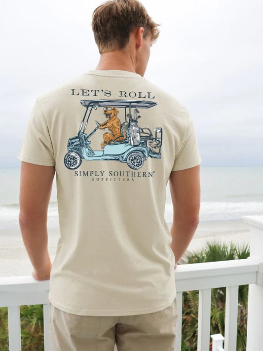 Let’s Roll ~ Simply Southern Golf Cart Tee