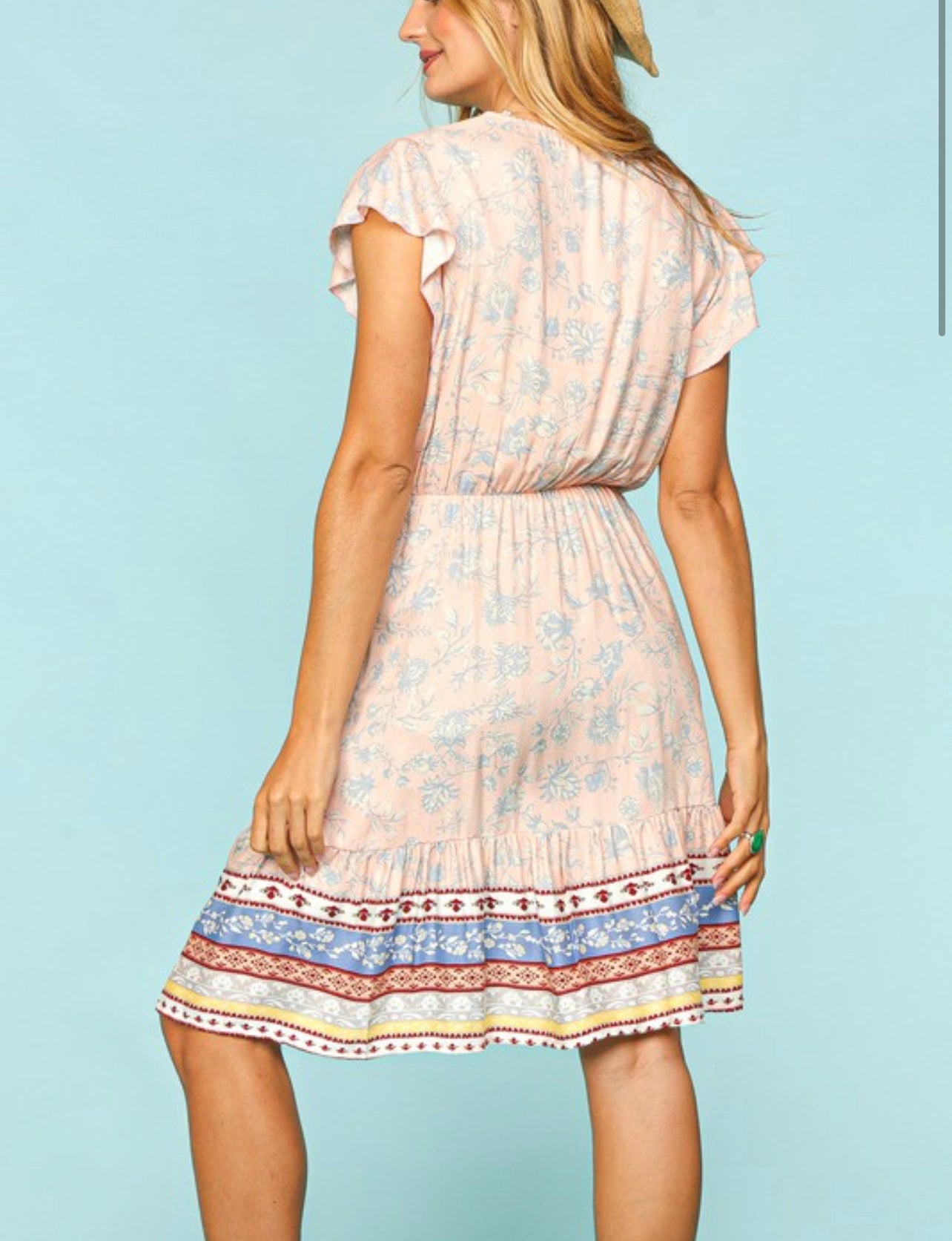 Just In Time ~ Boho Floral Dress