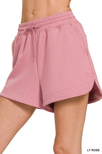Oh Hey Vacay! ~ Soft Knit Scuba Short