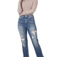 Josie ~ Distressed Boyfriend Fit Jeans