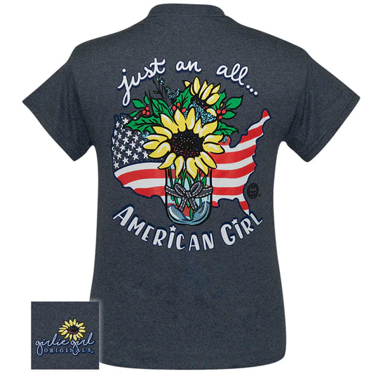 Just An All American Girl ~ Girlie Girl Tee