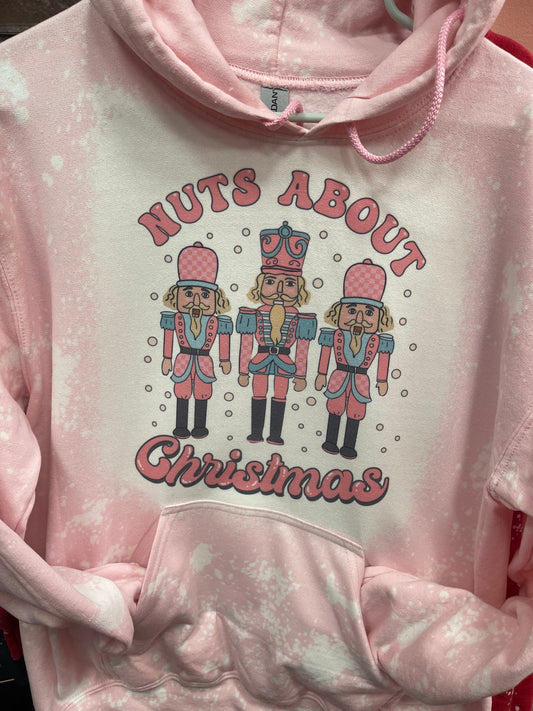 Nuts About Christmas ~ Nutcracker Crewneck Or Hoodie