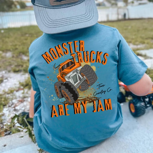 Monster Trucks Are My Jam ~ Youth True Country Graphic Tee