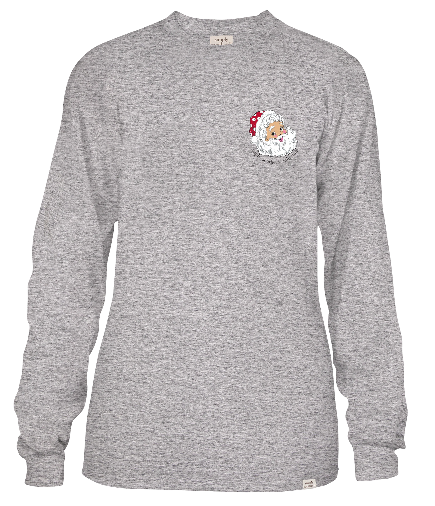 Santa Claus Is Coming To Town ~ Long Sleeve Simply Southern Tee