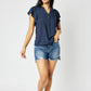 Iris - Mid-Rise Judy Blue Shorts - Regular and Curvy Sizes