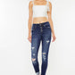 Felix ~ Kancan High Rise Dark Wash Skinny Jeans