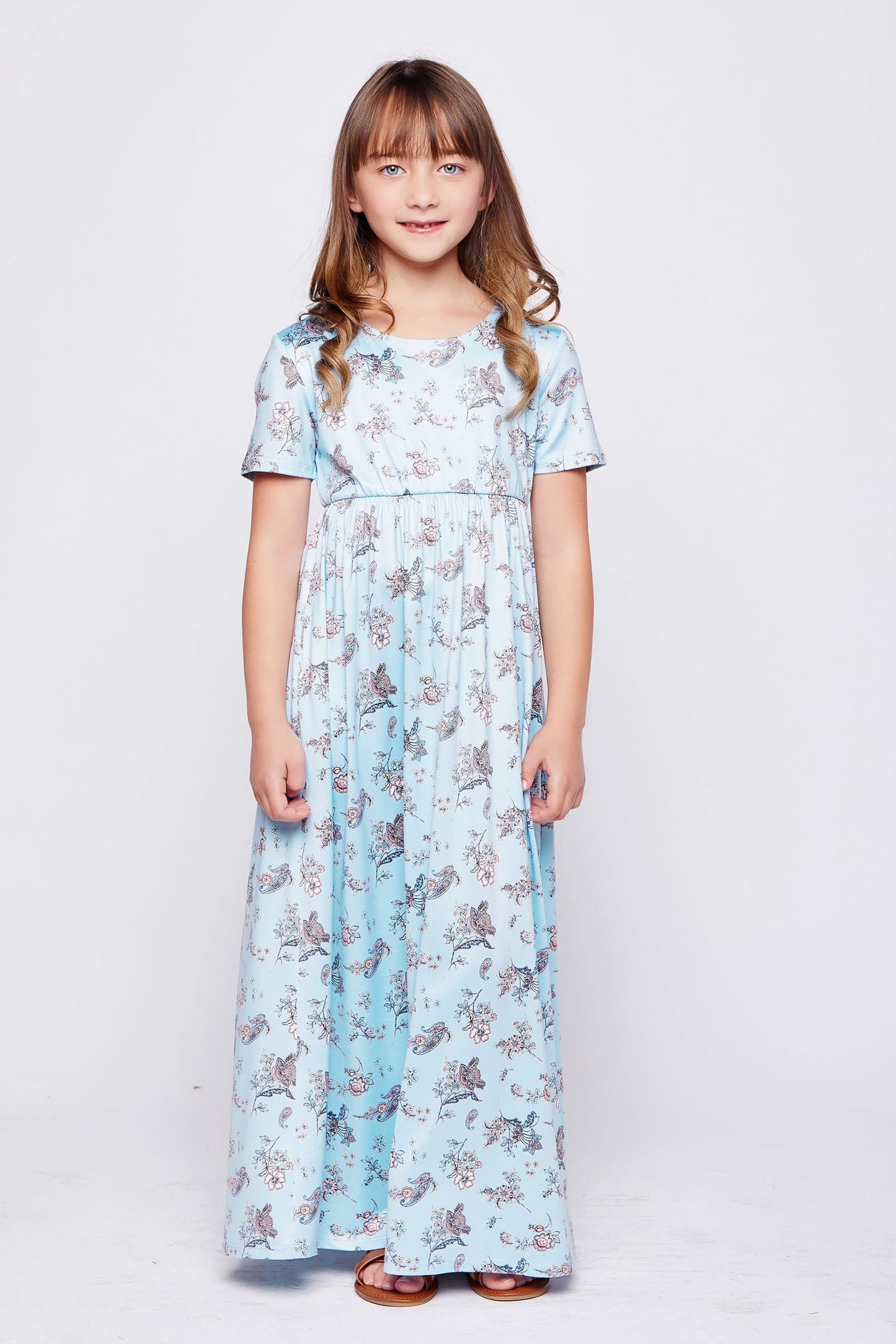 Pretty As A Princess ~ Youth Size Butterfly Maxi Dress