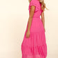 Graceful Beauty ~ Mock Neck Maxi Dress