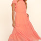 Graceful Beauty ~ Mock Neck Maxi Dress