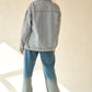 Pearl Rhinestone Denim Jacket