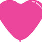 Heart Shaped Latex Balloon - 11 Inch