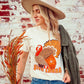 Give Thanks ~ Turkey Graphic Tee