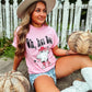 Oh, Hey Boo ~ Pink Western Ghost Tee