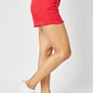 Boston ~ Judy Blue Red Mid-Rise Frayed Hem Shorts