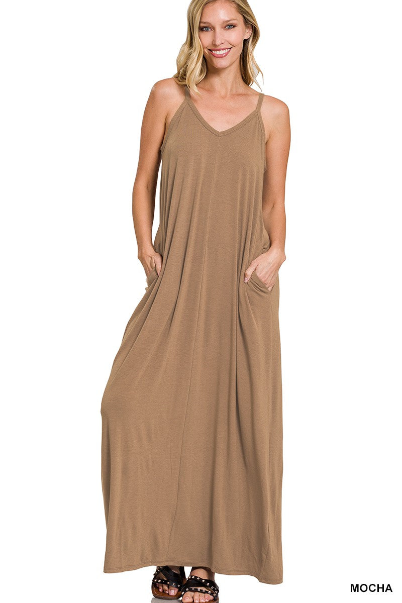 Easy To Admire ~ Boho V-Neck Maxi Dress