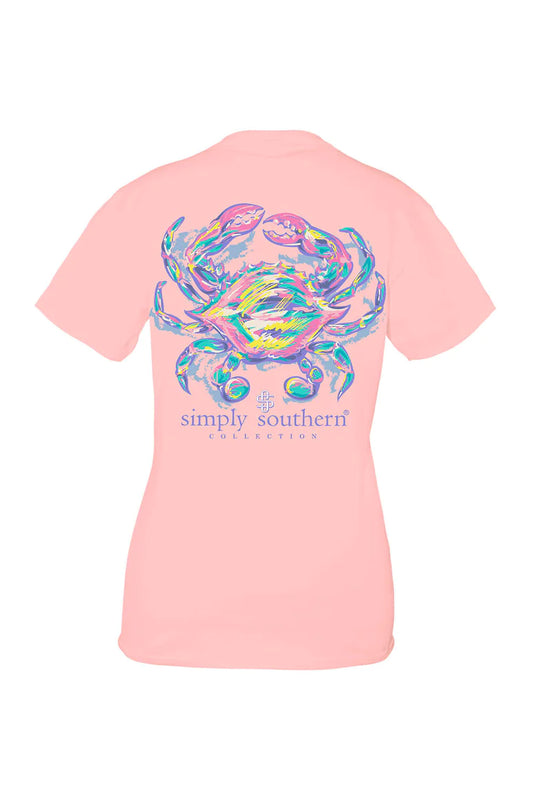 Neon Crab ~ Simply Southern Tee