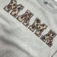 MAMA ~ Leopard Patch Crewneck