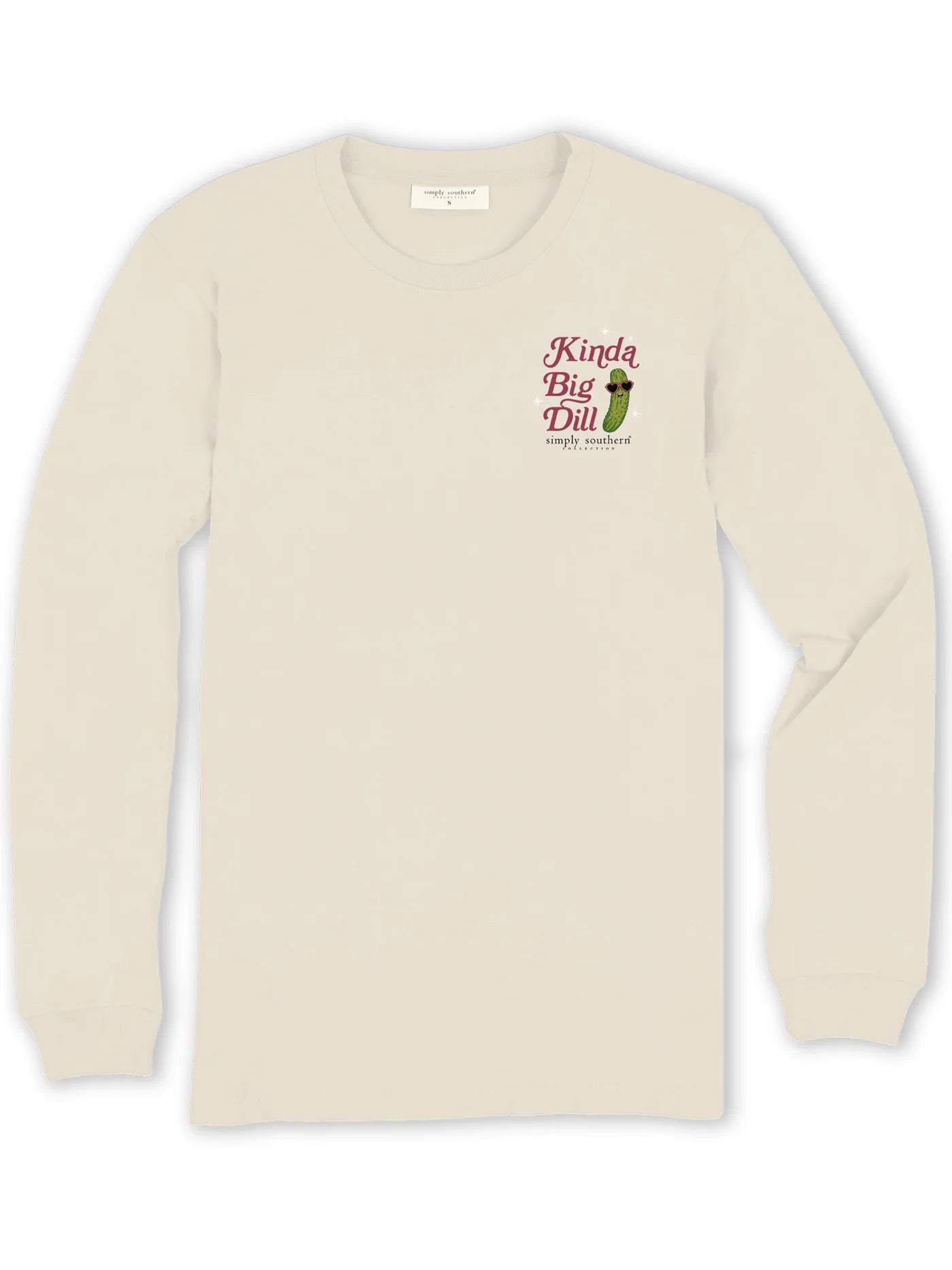 Kinda Big Dill Pickle ~ Long Sleeve Simply Southern Tee