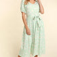 Lovely Lady May ~ Mint Daisy Print Dress