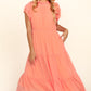 Graceful Beauty ~ Mock Neck Maxi Dress