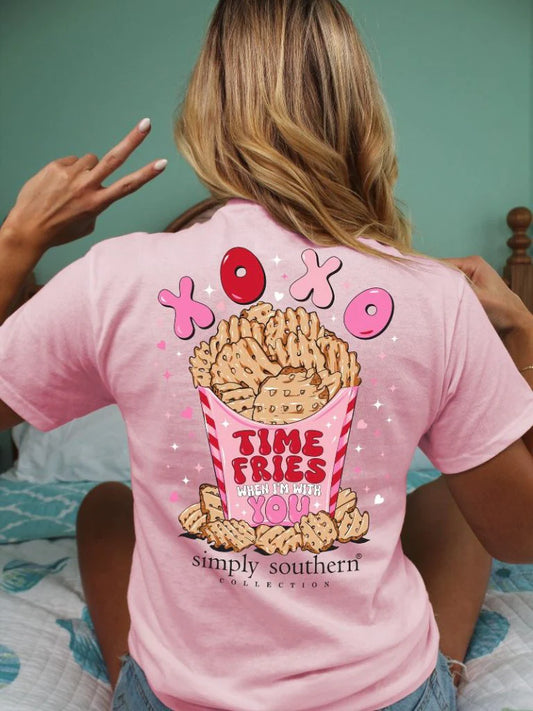 XOXO ~ Time Fries When I’m With You - Simply Southern Tee ~ Youth and Adult Sizes