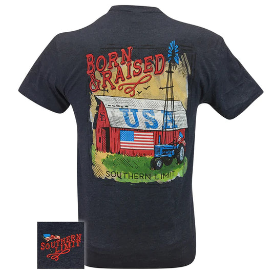 Born & Raised In The USA ~ Southern Limit Tee