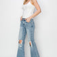 Calvin ~ Risen Brand - Mid-Rise Flare Jeans