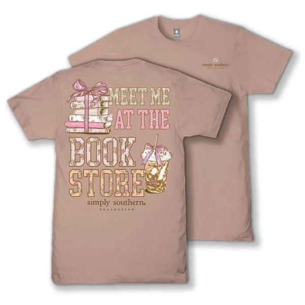 Meet Me At The Bookstore Simply Southern Tee