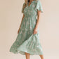 Kimi ~ Floral Midi Length Dress