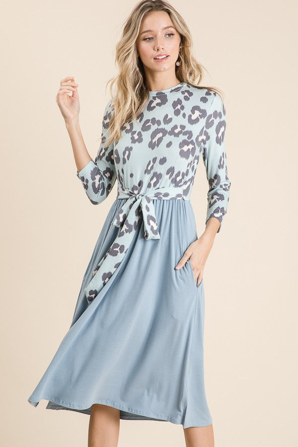 Full Of Hope ~ Leopard Knit Dress